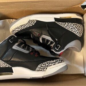 Jordan Sneakers with Red and Black Accents